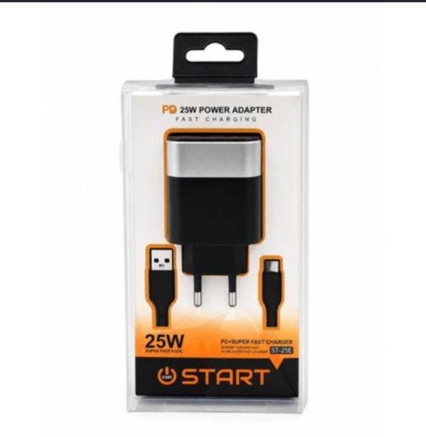 شاحن سريع START ST-25E بقوة 25 واط يدعم PD و Super VOOC
