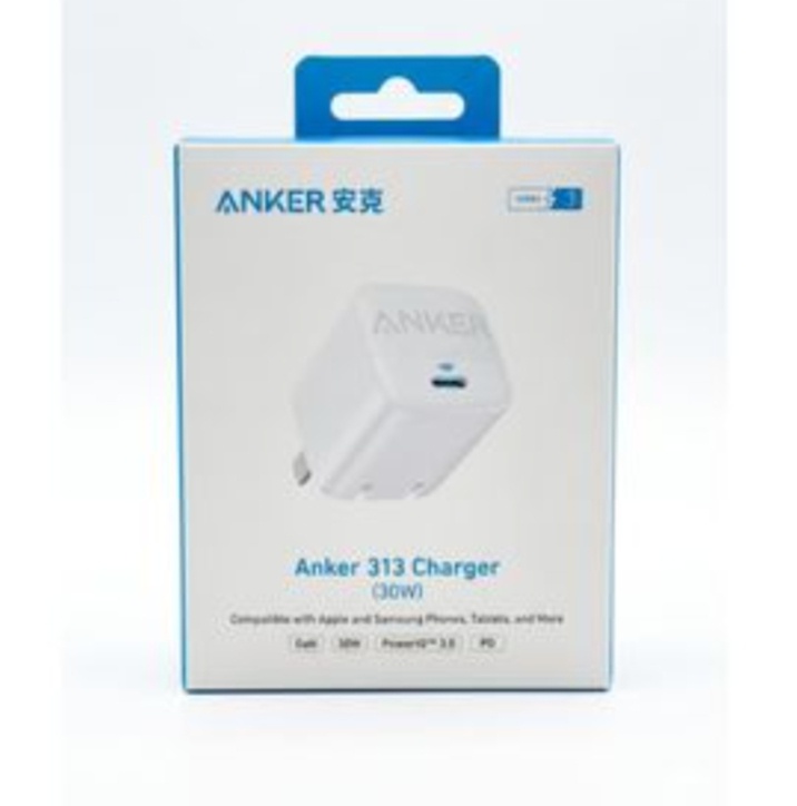 رأس شاحن سريع أنكر Anker 313 بقوة 30 واط منفذ Type-C