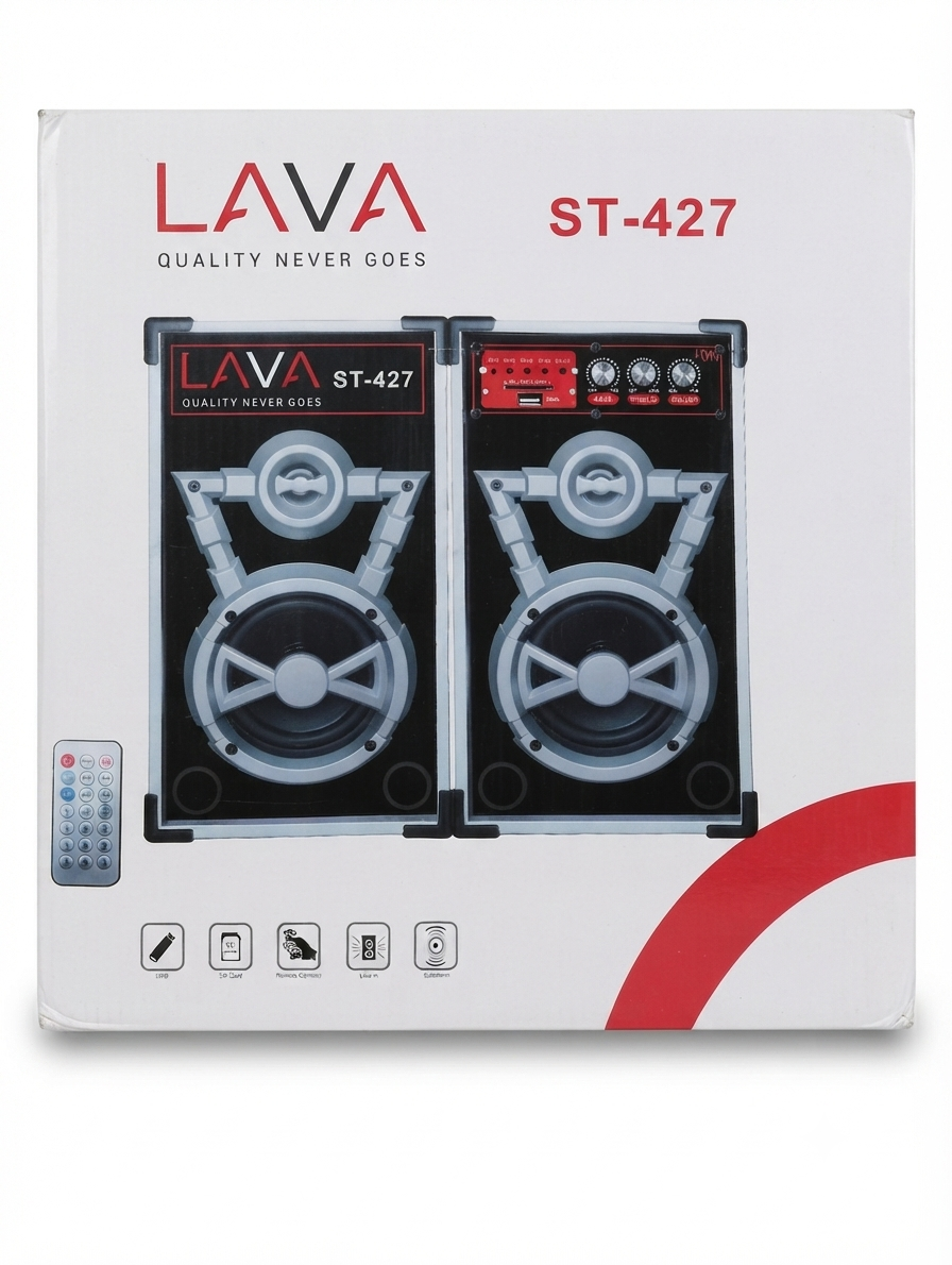 طقم مكبرات صوت احترافية من LAVA موديل ST-427 مع ريموت كنترول