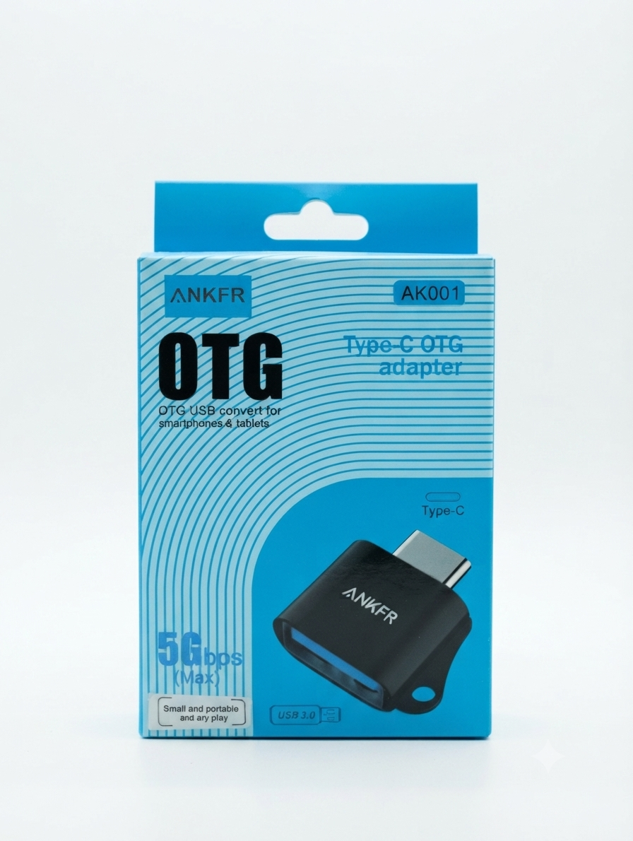 محول ANKFR OTG - من USB-C إلى USB 3.0 (موديل AK001)