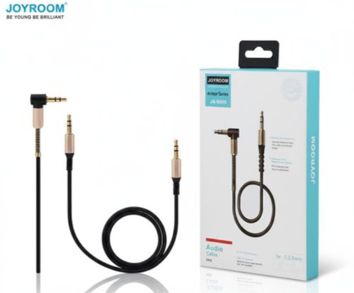كابل صوت AUX مضفر Joyroom JR-S600 لنقل الصوت بنقاء عالي