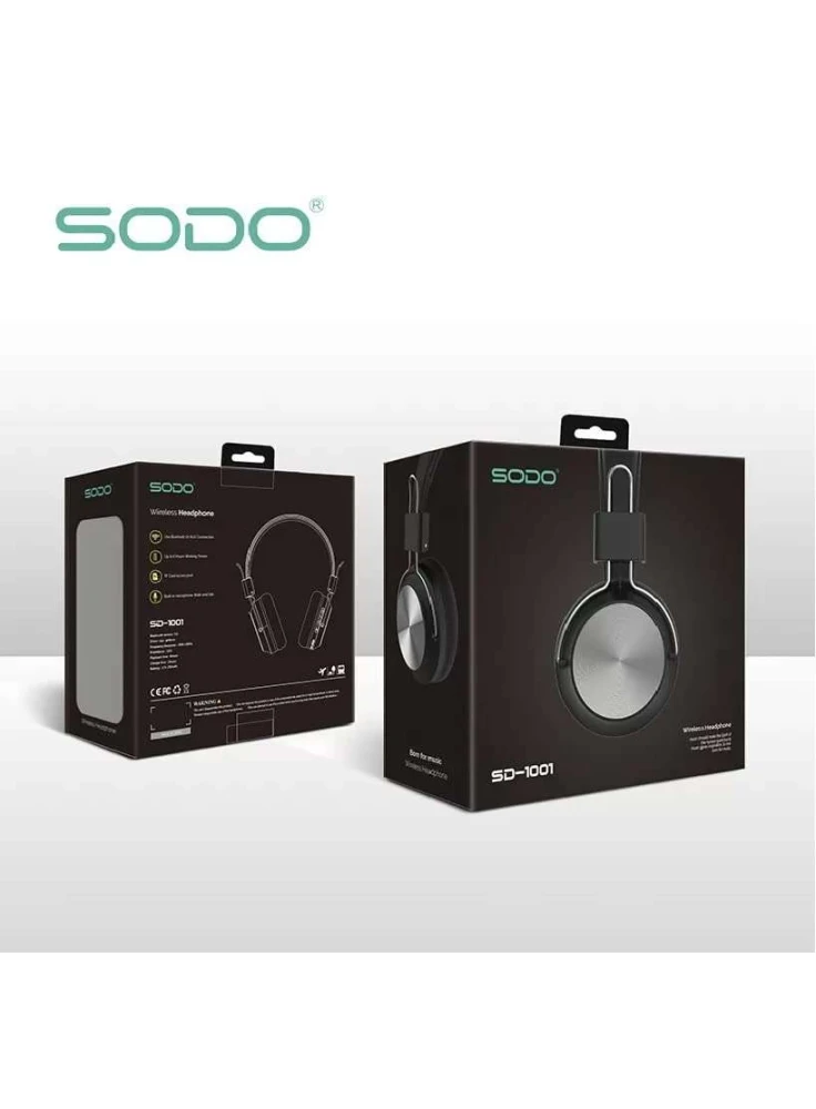 سماعة رأس SODO SD-1001 اللاسلكية بتصميم فوق الأذن