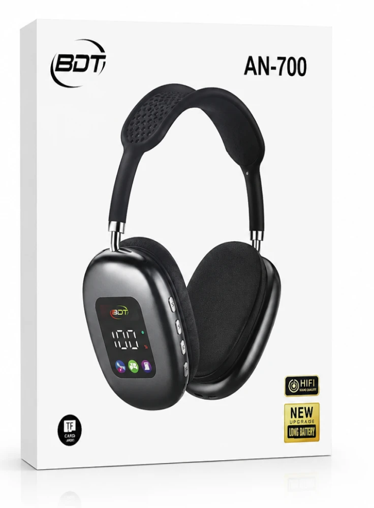 سماعة رأس لاسلكية BDT AN 700 بصوت نقي ستيريو